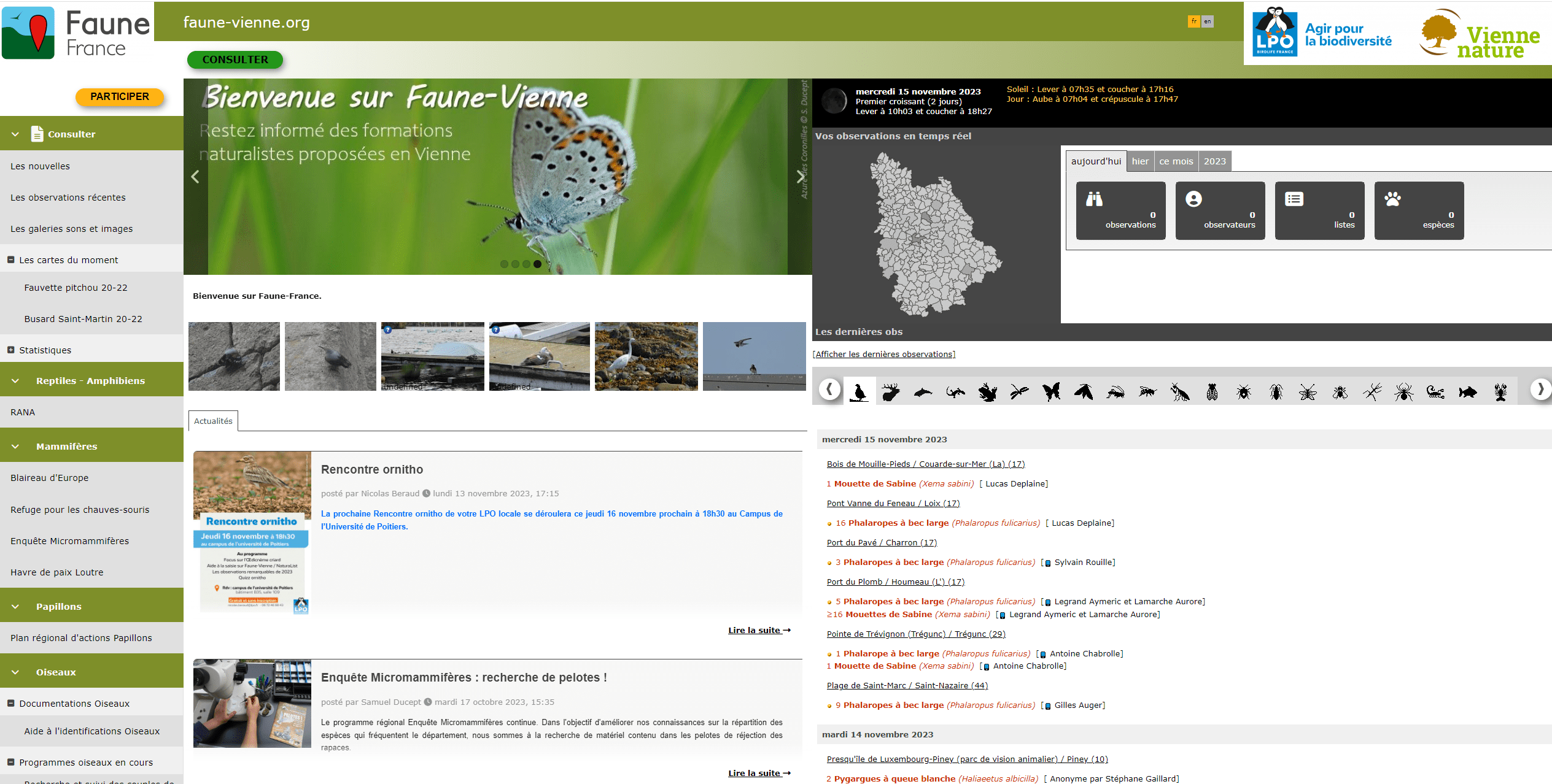 Le site de Faune-Vienne